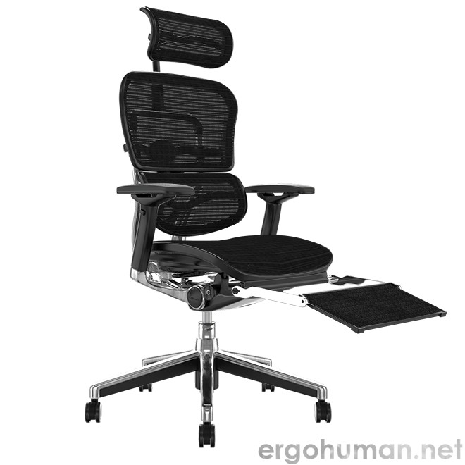 Ergohuman Mesh Office Chair with Leg Rest